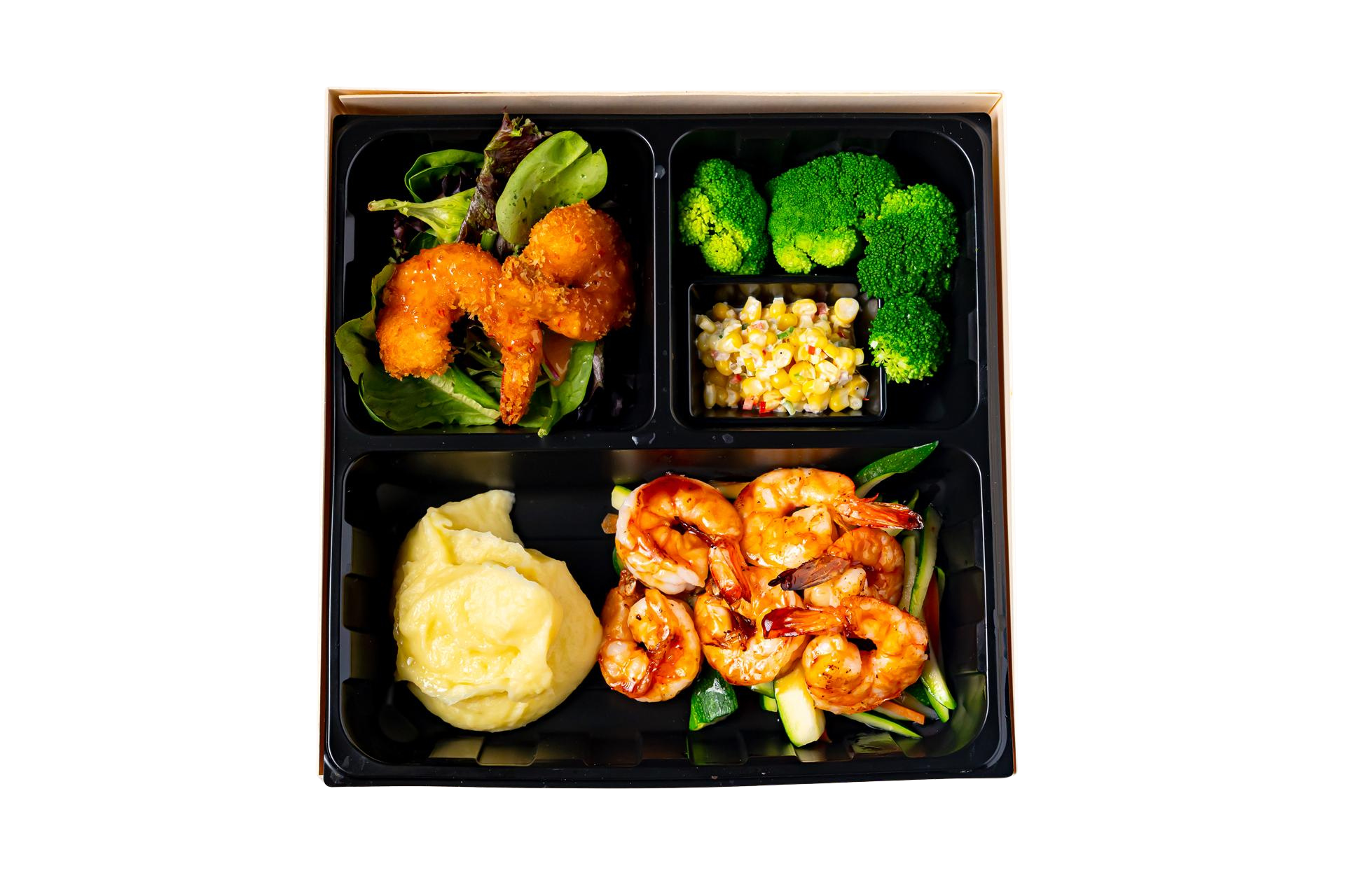 B1. Roasted Shrimp Bento
